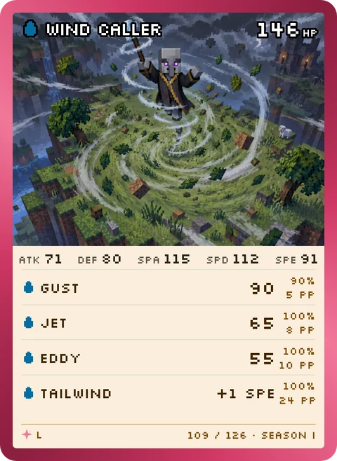Wind Caller card, legendary