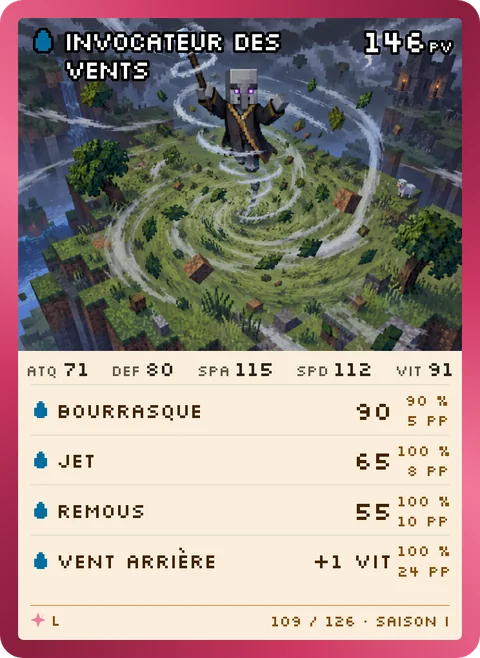 Carte Invocateur des vents, légendaire